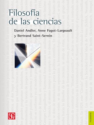 cover image of Filosofía de las ciencias